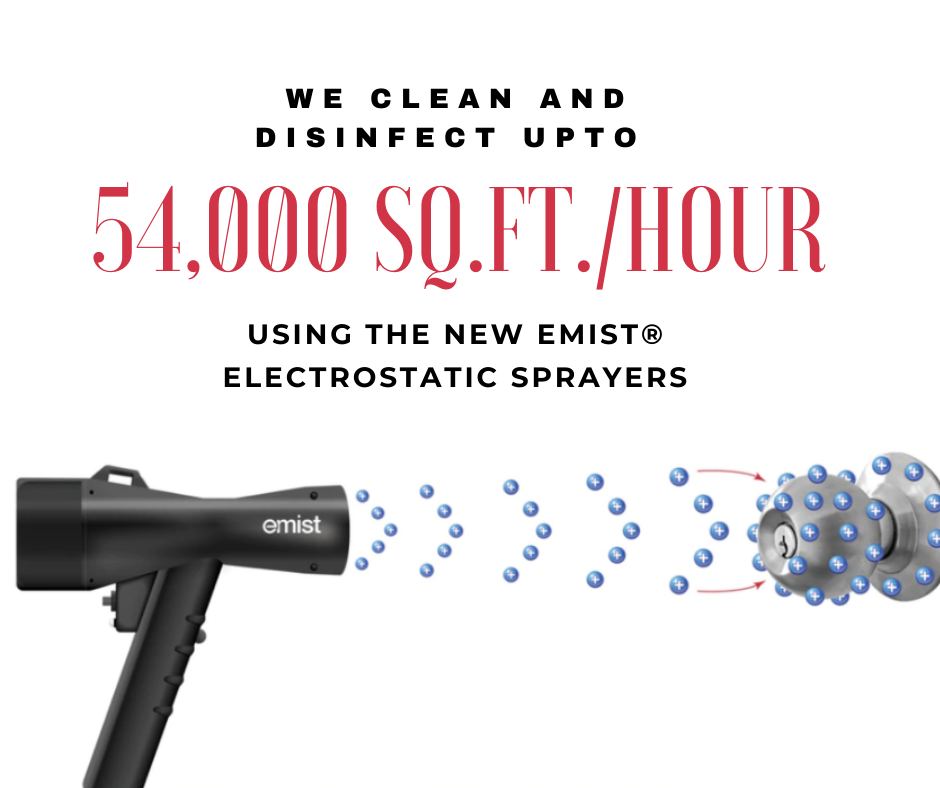 Electrostatic Spray Cleaning